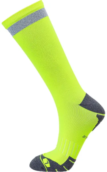 Endurance Torent Reflective Mid Length - Løpesokker - Safety Yellow - Størrelse 39/42